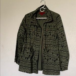 Aztec print jacket